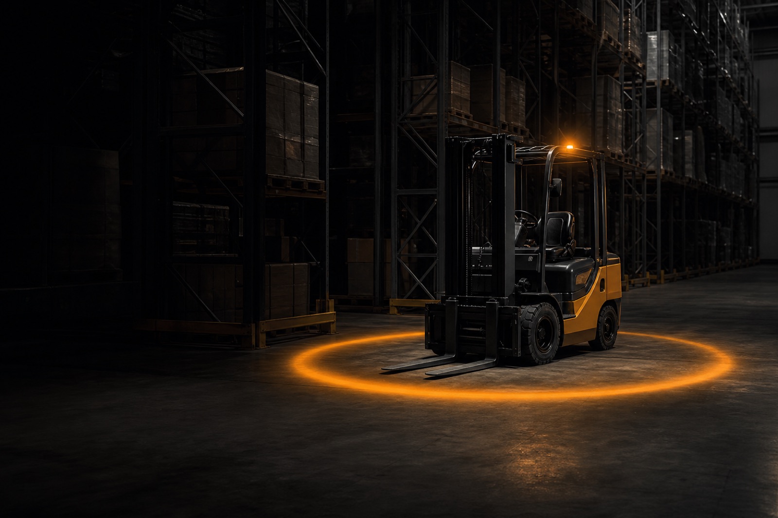 叉车防撞主动预警系统